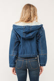 RAJ HARPER DENIM BOMBER JACKET INDIGO DENIM - quetzals