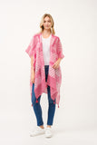 RAJ CARROL PATCHWORK PRINTED KIMONO