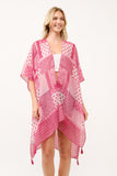 RAJ CARROL PATCHWORK PRINTED KIMONO