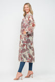 RAJ INGRID PRINTED KIMONO - quetzals