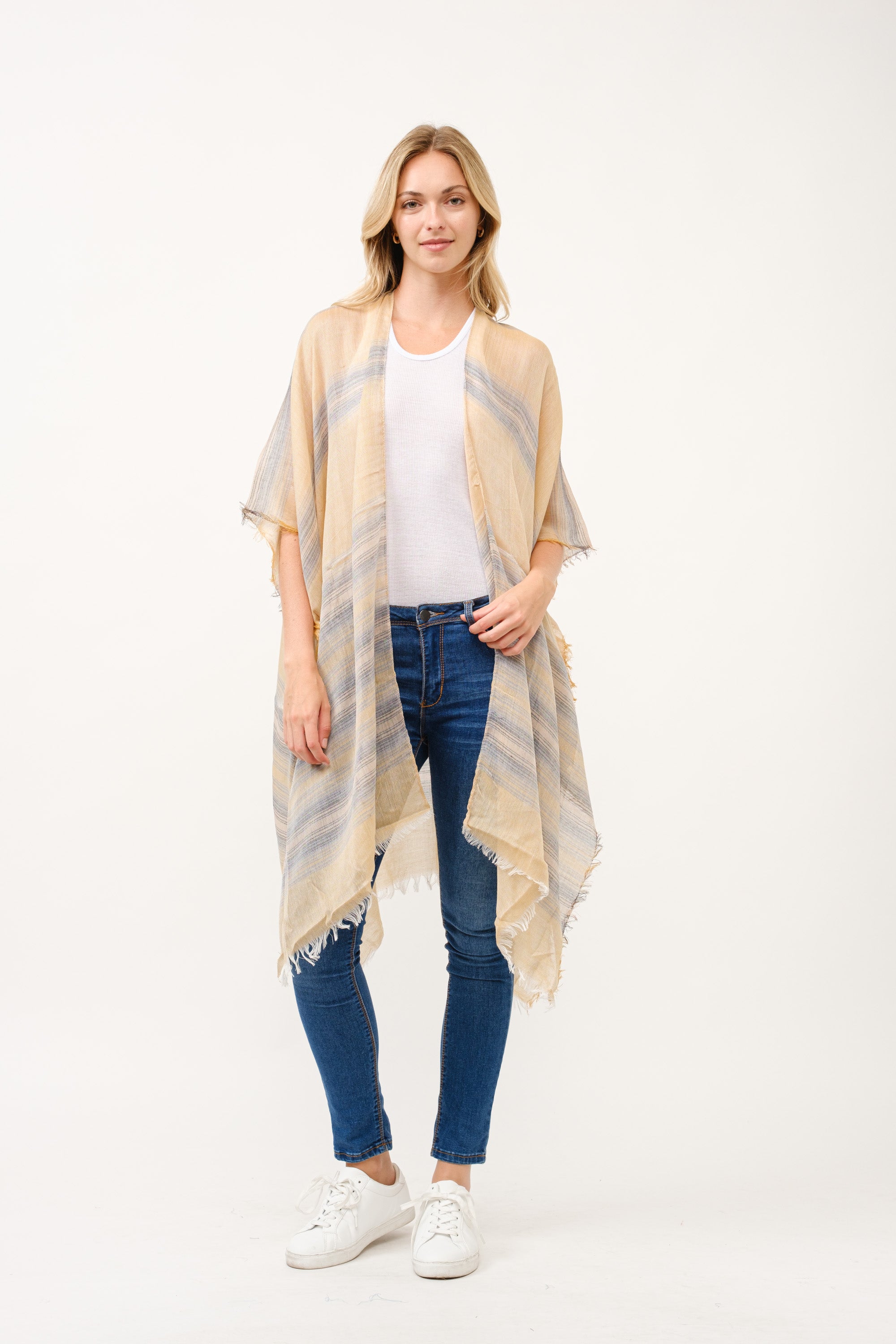 RAJ JANICE OMBRE KIMONO