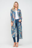 RAJ JUNE PRINTED KIMONO - quetzals