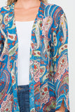 RAJ JUNE PRINTED KIMONO - quetzals