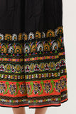 RAJ ELIA CONTRAST PRINT SKIRT