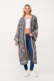 RAJ LENI THICK STITCH EMBROIDERED DUSTER