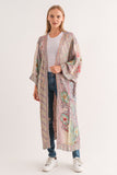 RAJ MARLEY THICK STITCH EMBROIDERED DUSTER - quetzals