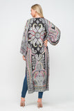 RAJ MERCEDES THICK STITCH EMBROIDERED DUSTER - quetzals