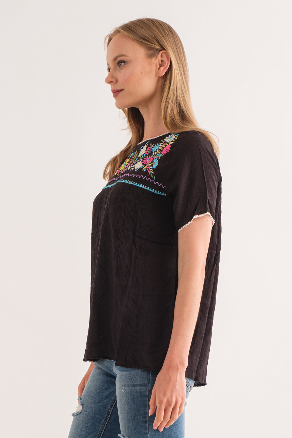 RAJ CLARE BLACK TOP - quetzals