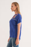 RAJ CLARE COBALT TOP - quetzals