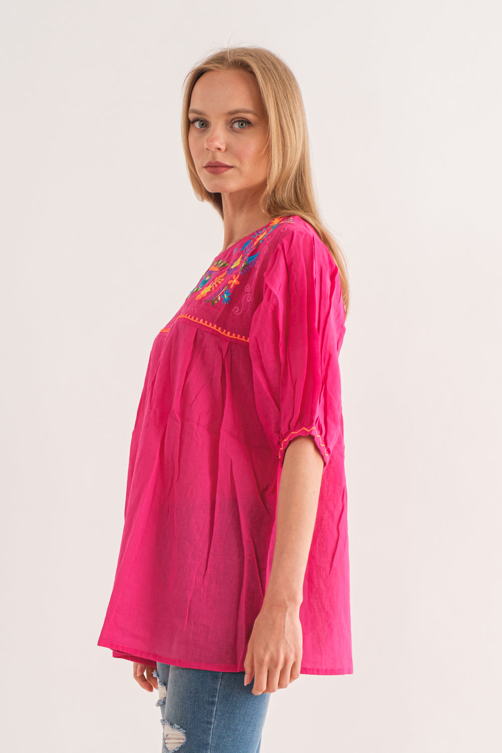 RAJ CRYSTAL FUCHSIA TOP - quetzals