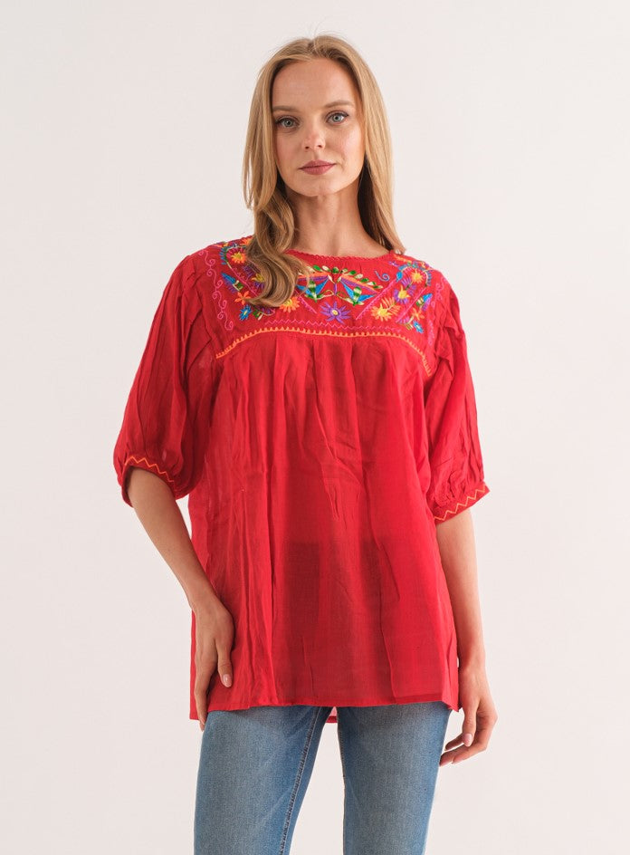 RAJ CRYSTAL RED TOP - quetzals