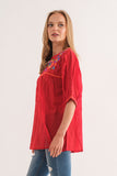 RAJ CRYSTAL RED TOP - quetzals