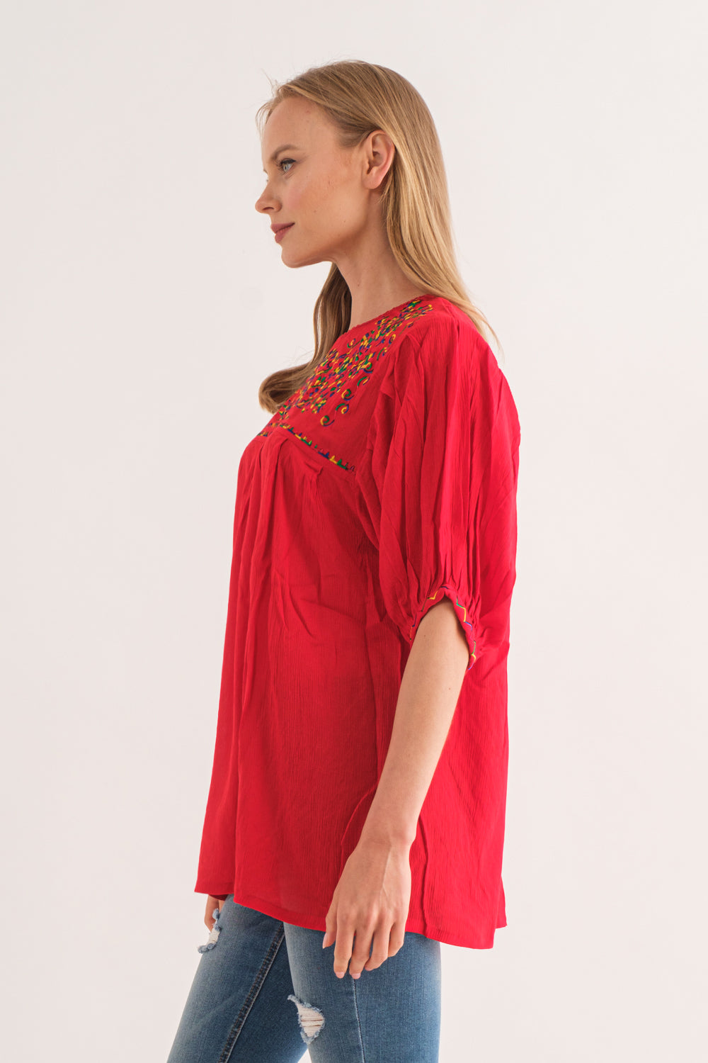 RAJ DARLENE RED TOP - quetzals