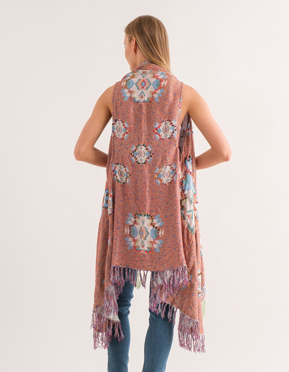 RAJ JULIA THICK STITCH VEST - quetzals