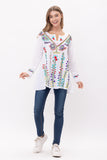 Raj Hand Embroidered Tunic - Rajimports - Women's Clothing