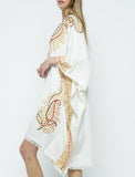 Raj Woven Stitch Kaftan - Rajimports - Women's Clothing