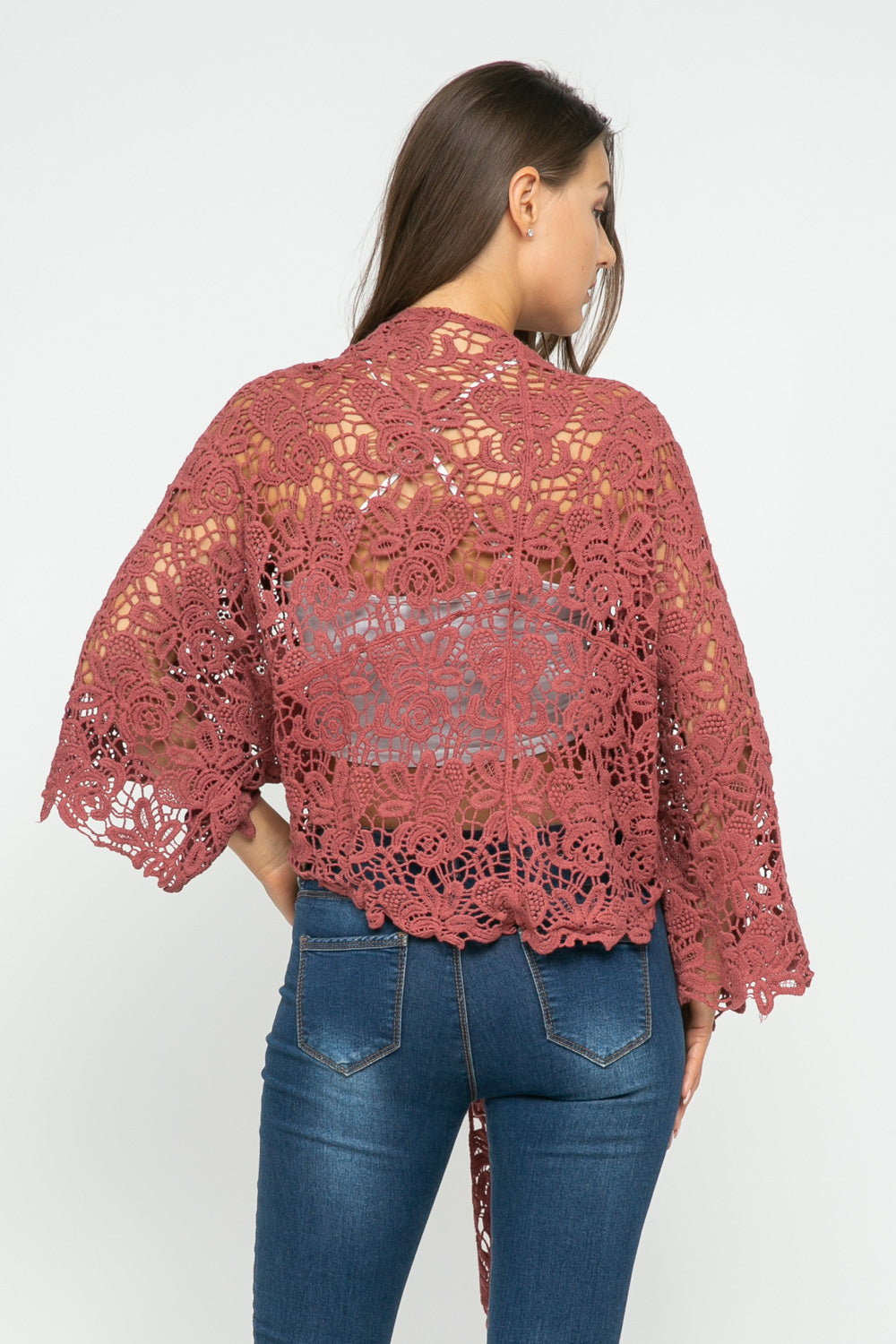 HAILEY FLORAL WRAP KIMONO - Rajimports - Women's Clothing