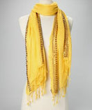 Raj Scarf Border - Rajimports - Women's Clothing