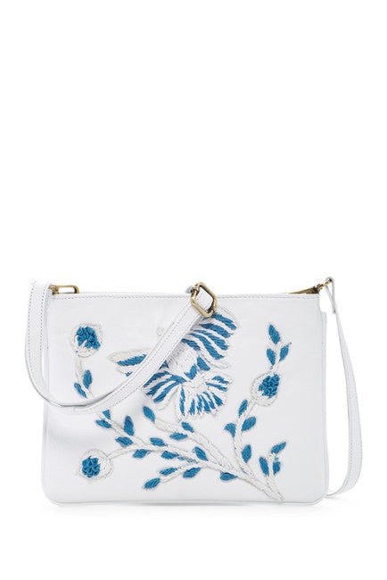 Raj Bag White Embroidered - Rajimports - Women's Clothing