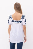 SANDY EMBROIDERED TOP - Rajimports - Women's Clothing