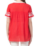 Raj Machine Embroidered Top - Rajimports - Women's Clothing