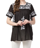 Raj Machine Embroidered Top - Rajimports - Women's Clothing