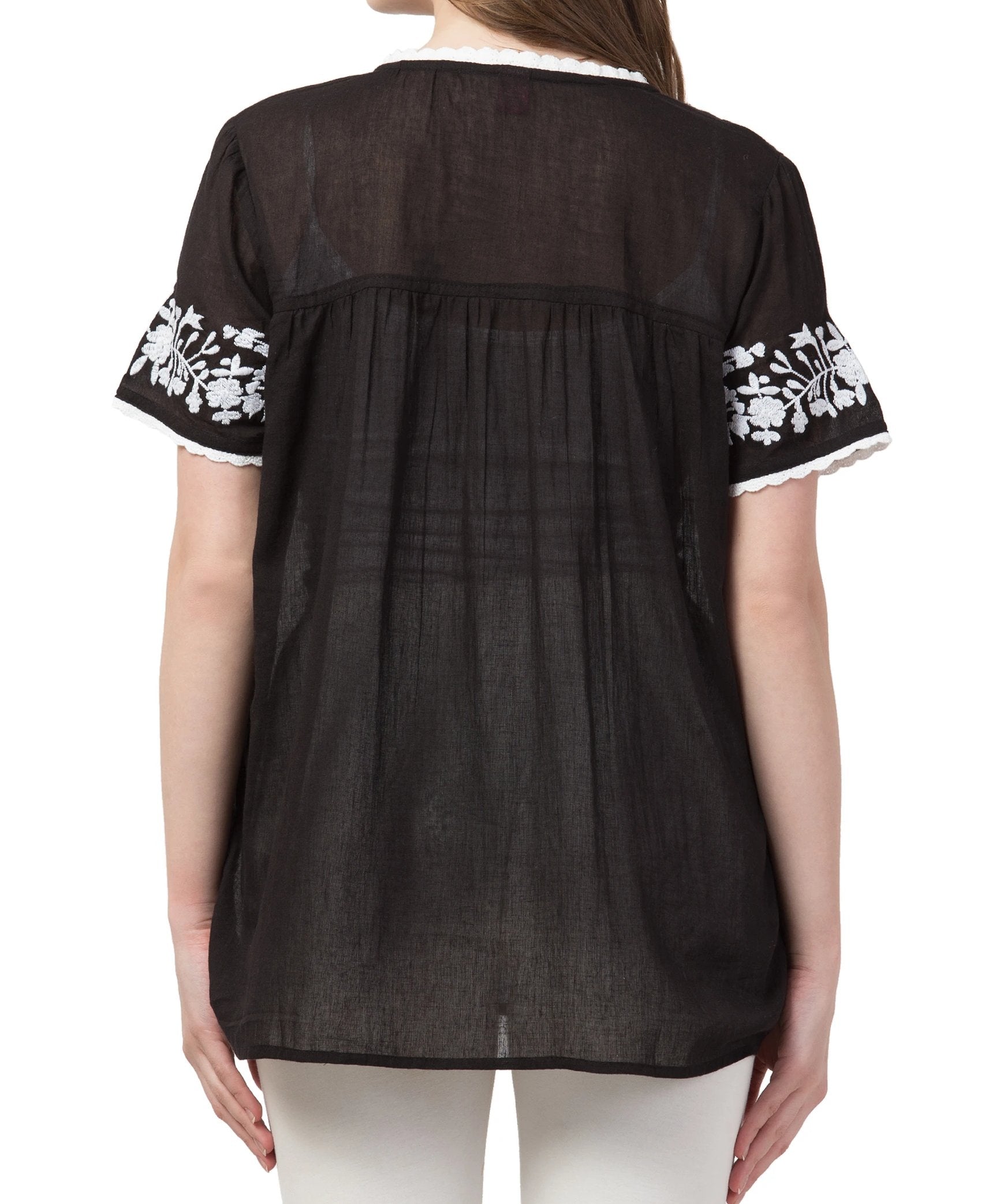 Raj Machine Embroidered Top - Rajimports - Women's Clothing