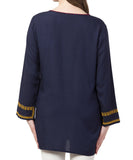 Raj Machine Embroidered Tunic - Rajimports - Women's Clothing