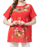 Raj Machine Embroidered Top - Rajimports - Women's Clothing