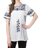 Raj Machine Embroidered Top - Rajimports - Women's Clothing