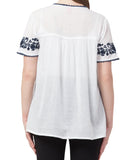 Raj Machine Embroidered Top - Rajimports - Women's Clothing