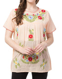 Raj Machine Embroidered Top - Rajimports - Women's Clothing