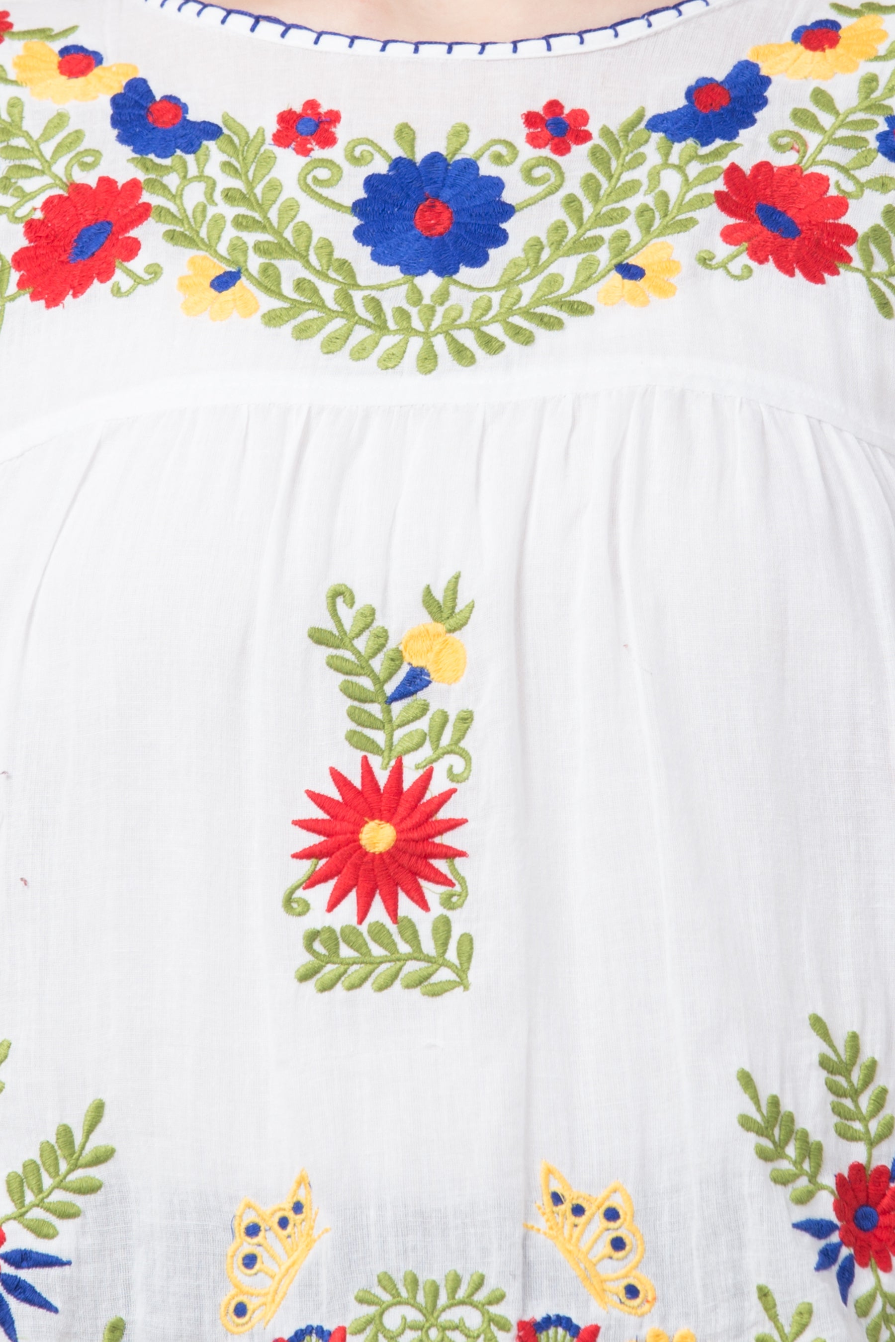 Raj Machine Embroidered Top - Rajimports - Women's Clothing