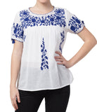 Raj Machine Embroidered Top - Rajimports - Women's Clothing