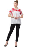 Raj Machine Embroidered Top - Rajimports - Women's Clothing