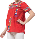 Raj Machine Embroidered Top - Rajimports - Women's Clothing