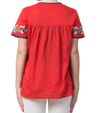 Raj Machine Embroidered Top - Rajimports - Women's Clothing