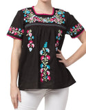 Raj Machine Embroidered Top - Rajimports - Women's Clothing