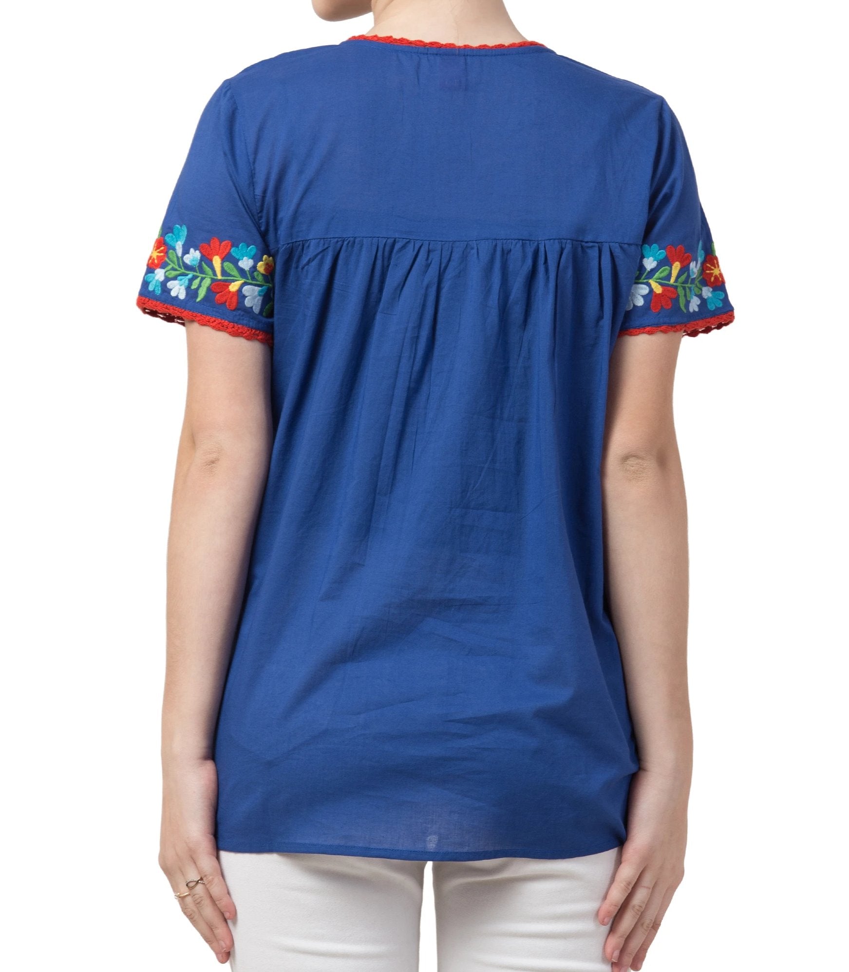 Raj Machine Embroidered Top - Rajimports - Women's Clothing