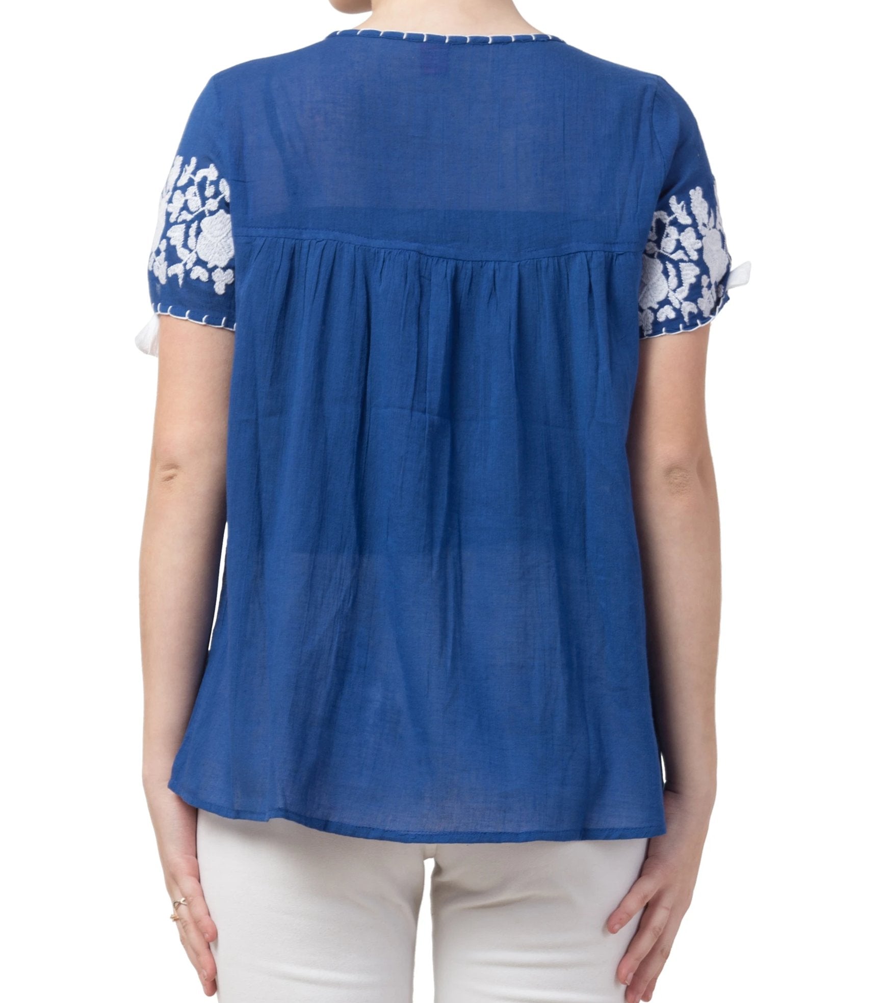 Raj Machine Embroidered Top - Rajimports - Women's Clothing