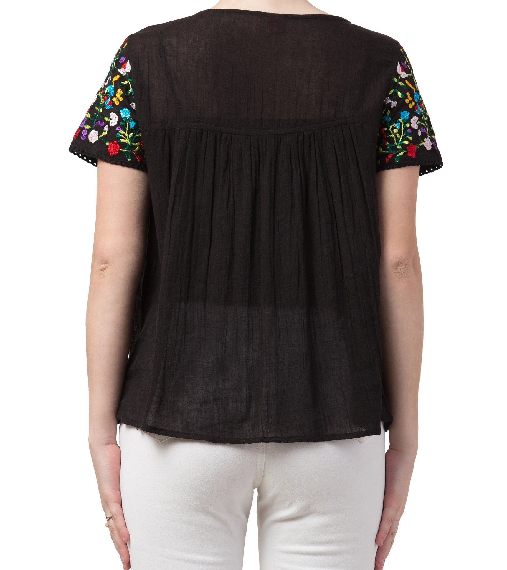 Raj Machine Embroidered Top - Rajimports - Women's Clothing