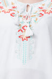 Raj Machine Embroidered Tunic - Rajimports - Women's Clothing