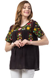 Raj Machine Embroidered Top - Rajimports - Women's Clothing