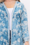 EMERY TIE DYE EMBROIDERED DUSTER KIMONO - Rajimports - Women's Clothing