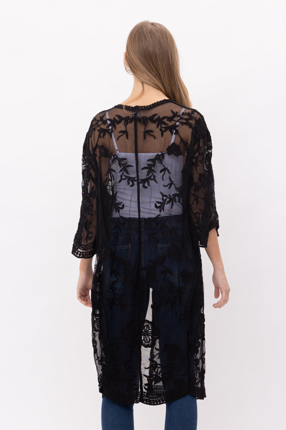 LACE VINE KIMONO - Rajimports - Women's Clothing