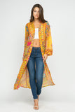 RAJ SERENA MOSAIC KIMONO - quetzals