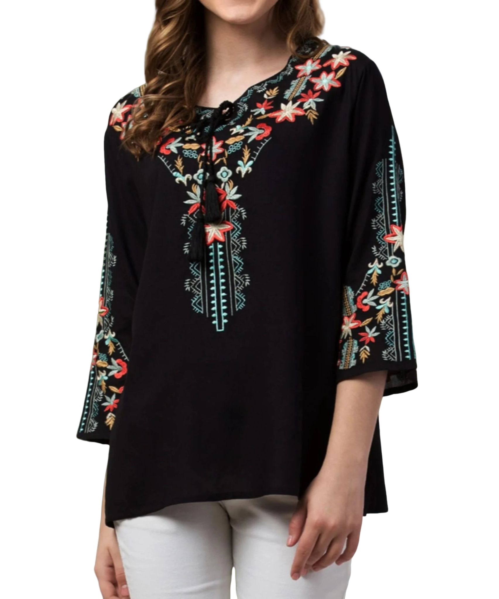 RAJ SONAH EMBROIDERED BLOUSE - Rajimports - Women's Clothing