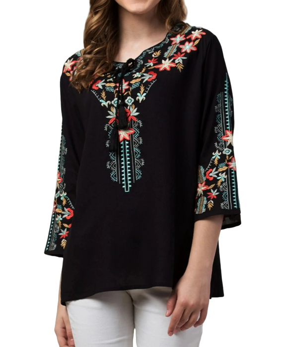 RAJ SONAH EMBROIDERED BLOUSE - Rajimports - Women's Clothing