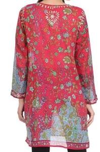 Raj Hand Embroidered Tunic - Rajimports - Women's Clothing