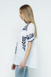 RAJ ALANA EMBROIDERED TOP - WHITE - quetzals